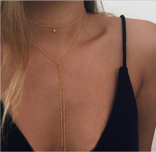Simple necklace gold