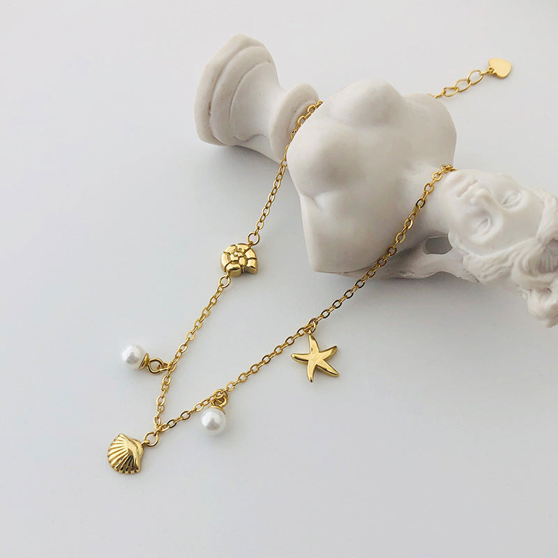Shell Pearl Bracelet