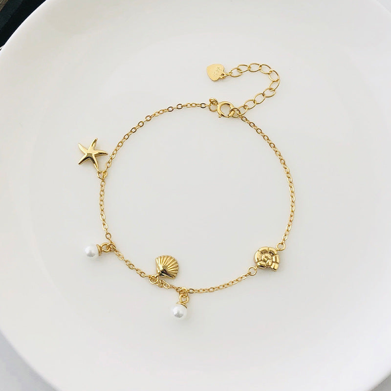Shell Pearl Bracelet