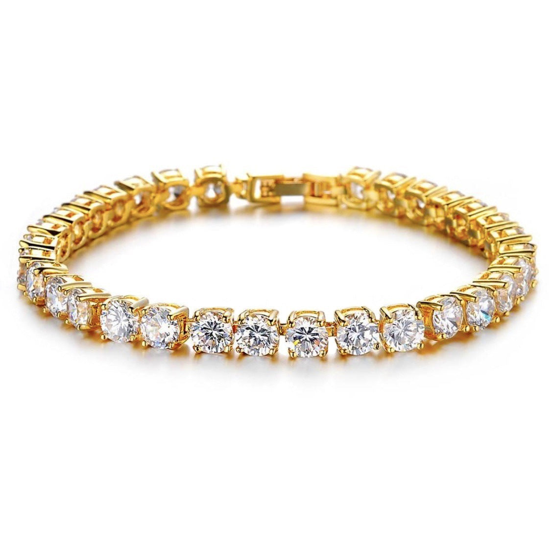 Iced Out Single Row Bracelets