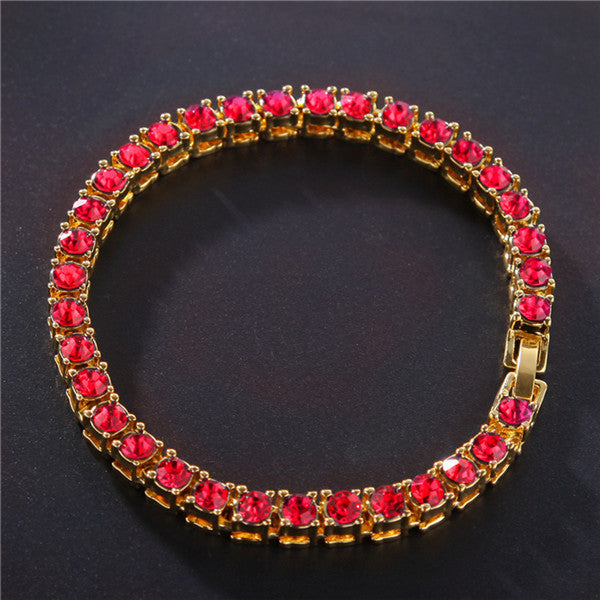 Iced Out Single Row Bracelets
