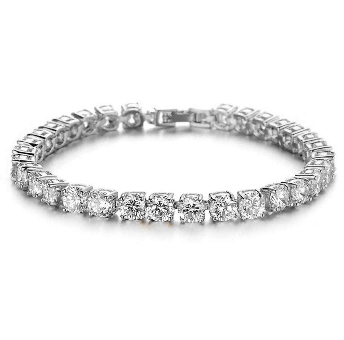 Iced Out Single Row Bracelets